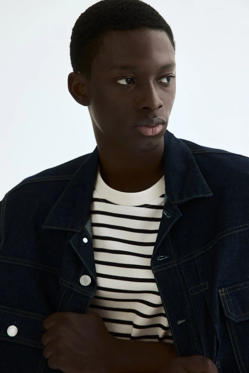 Relaxed-Fit Interlock Cotton T-Shirt