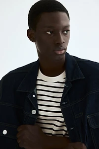 Relaxed-Fit Interlock Cotton T-Shirt