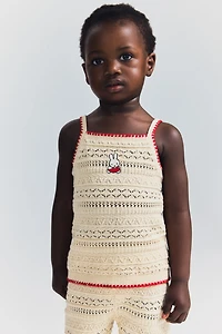 2-Piece Crochet-Look Set
