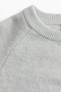 Short Fine-Knit Sweater