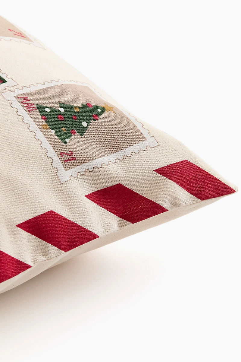 Printed Cotton Canvas Cushion Cover