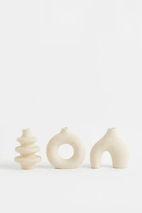 3-pack Mini Stoneware Vases