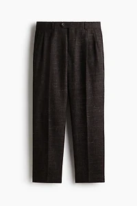Regular-Fit Wool-Blend Suit Pants