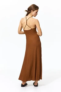 Textured Jersey Dress