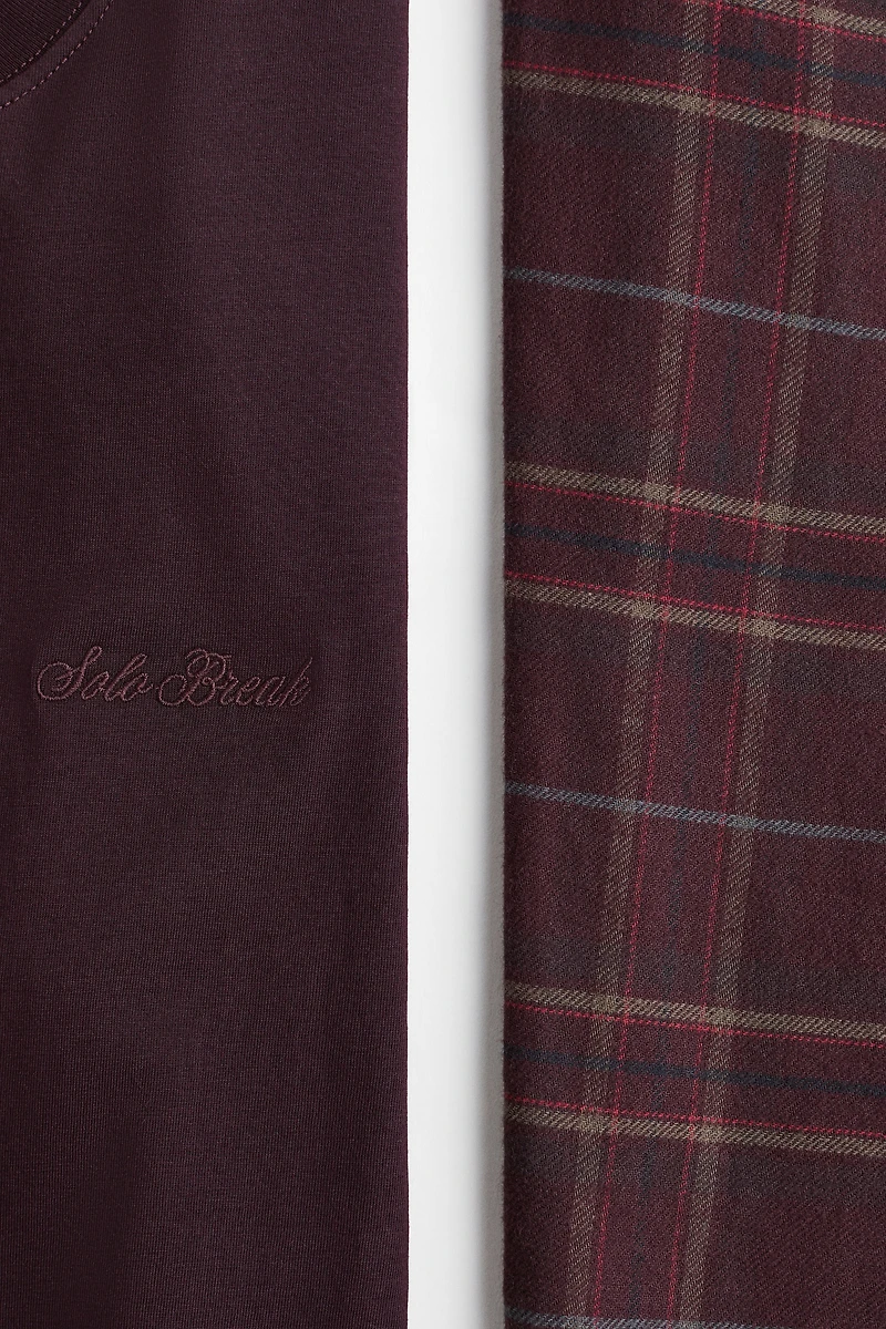 T-shirt et pantalon de pyjama en coton