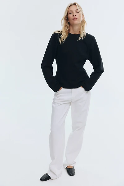 Haut en scuba avec dos décolleté