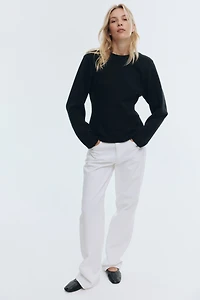 Haut en scuba avec dos décolleté