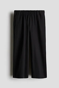 Wide-Leg Jersey Pants