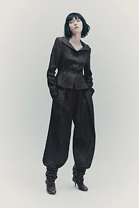 Wool-Blend Suit Pants