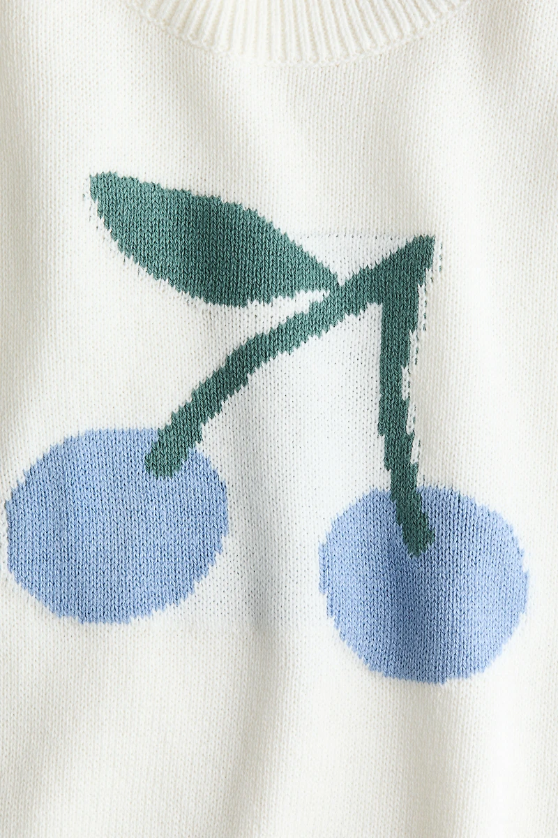 Chandail en maille jacquard