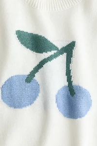 Chandail en maille jacquard