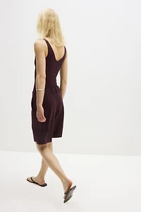 Wrinkle-Resistant Relaxed-Fit Bermuda Shorts