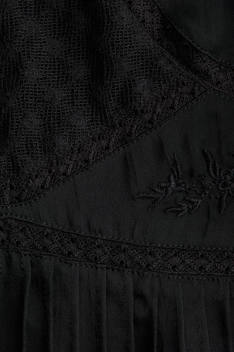 Haut à bretelles fines en satin de viscose