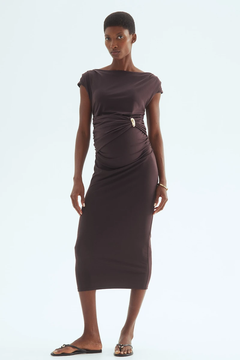 MAMA Draped Dress