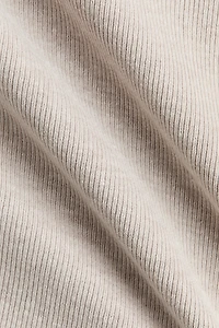 MAMA Ribbed Jersey T-Shirt