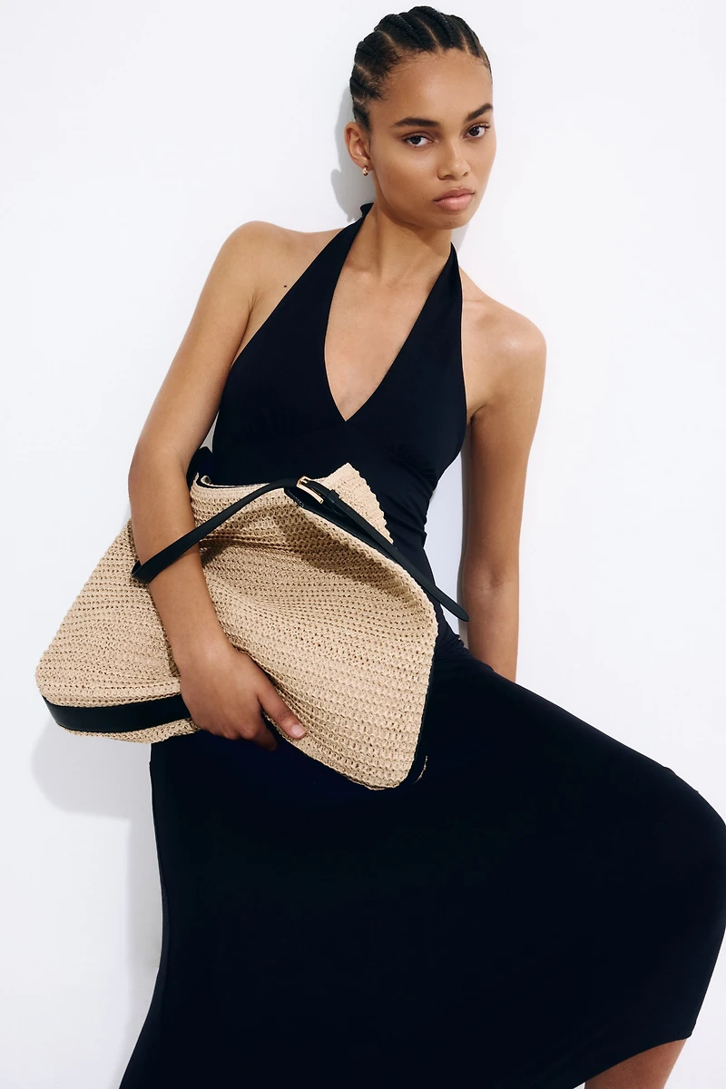Straw Shoulder Bag