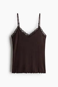 Lace-Trimmed Camisole Top