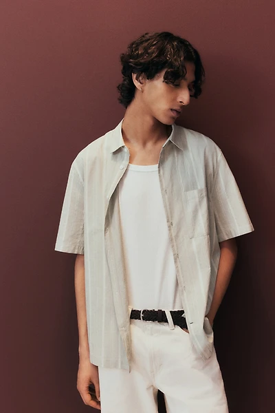 Regular-Fit Short-Sleeved Shirt