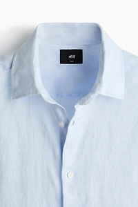 Slim Fit Linen Shirt