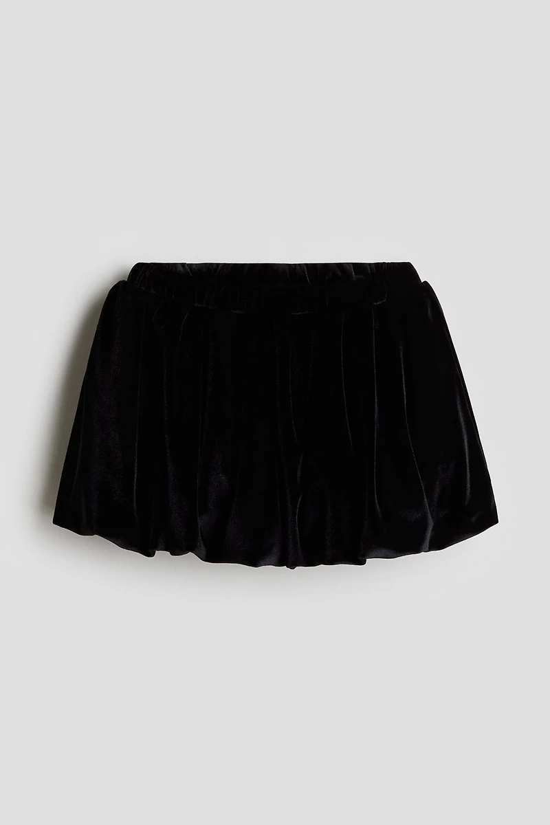 Bow-Detail Balloon Skirt