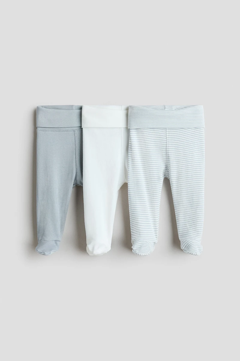 3-pack Foldover-Waist Leggings