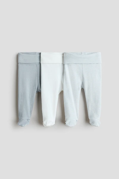 3-pack Foldover-Waist Leggings