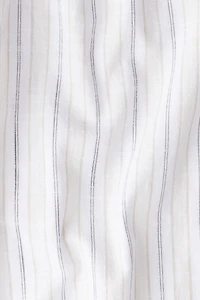 Pantalon coupe décontractée en coton
