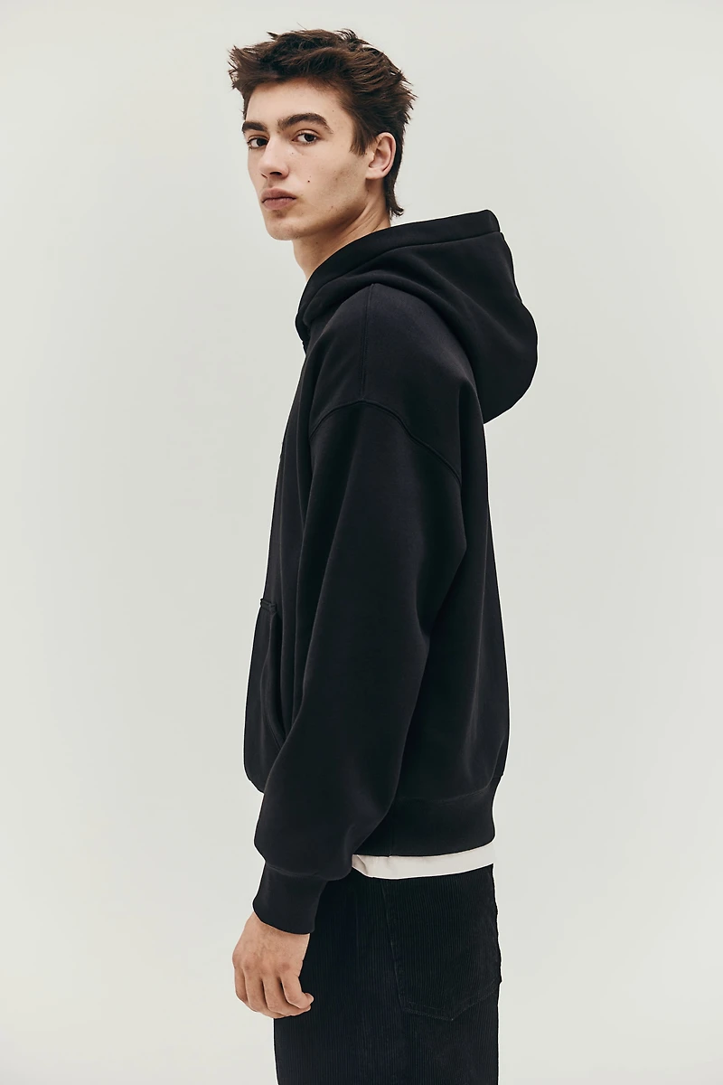 Oversized Fit Printed Hoodie