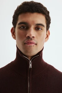 Regular-Fit Half-Zip Sweater