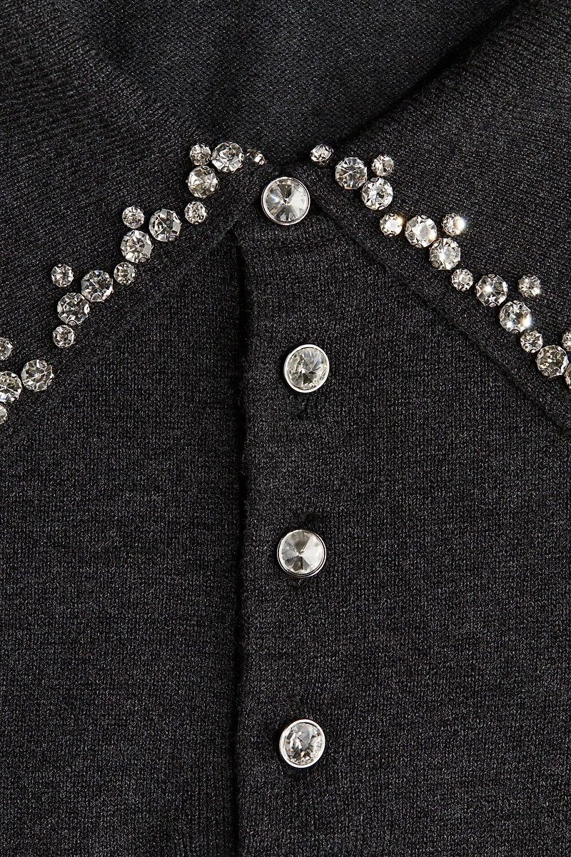 Embellished Polo Top