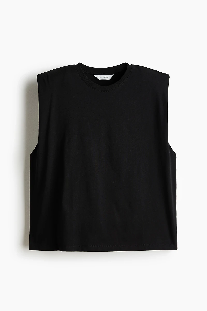 Tank Top with Shoulder Pads