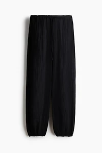 Balloon-Leg Pants with Drawstring