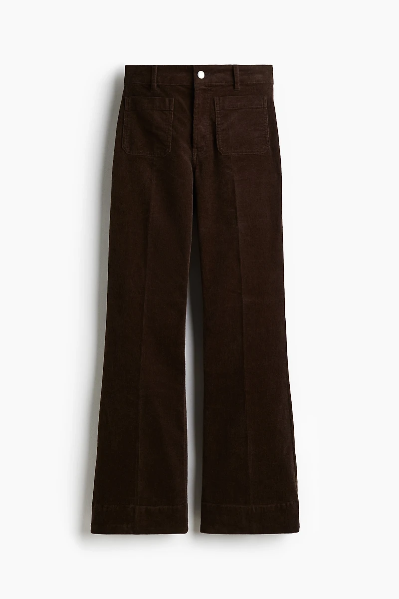 Flared Corduroy Pants
