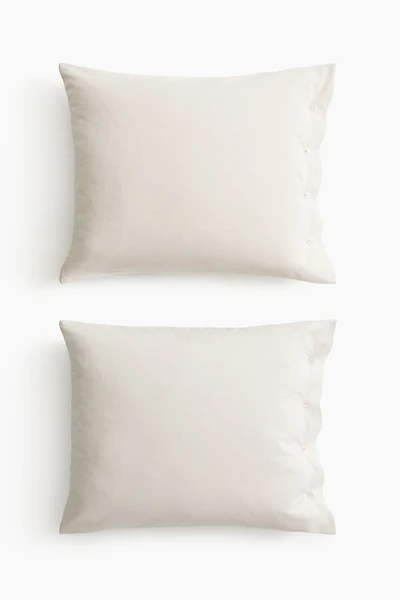 2-Pack Cotton Pillowcases