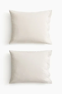 2-Pack Cotton Pillowcases
