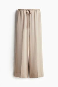 Pantalon large avec cordon de serrage