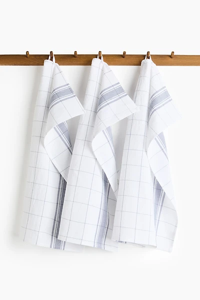 Lot de 3 linges à vaisselle en coton