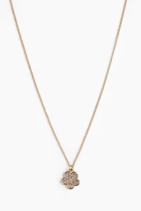 Rhinestone-Pendant Necklace