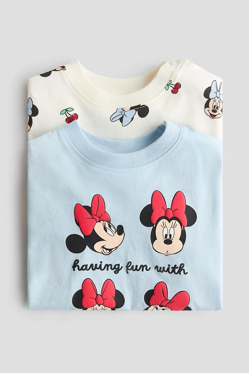 2-Pack Printed Cotton T-Shirts