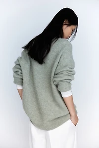 Oversized Alpaca-blend Sweater