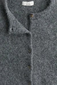 Alpaca-Blend Cardigan