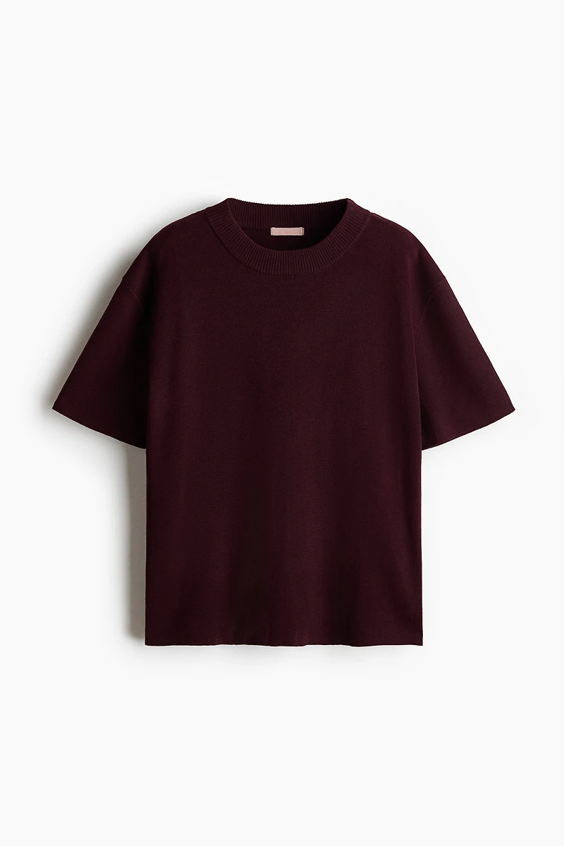 Fine-Knit T-Shirt
