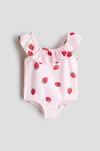 Frill-trimmed swimsuit