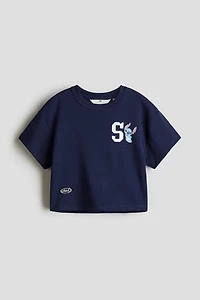 Loose-Fit T-Shirt with Motif