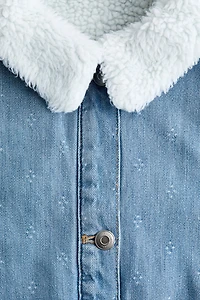 Denim Jacket with Collar