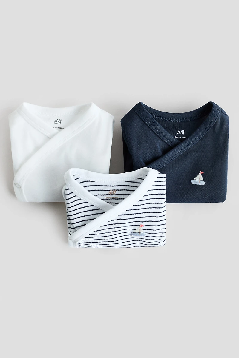 3-pack Wrapover Bodysuits