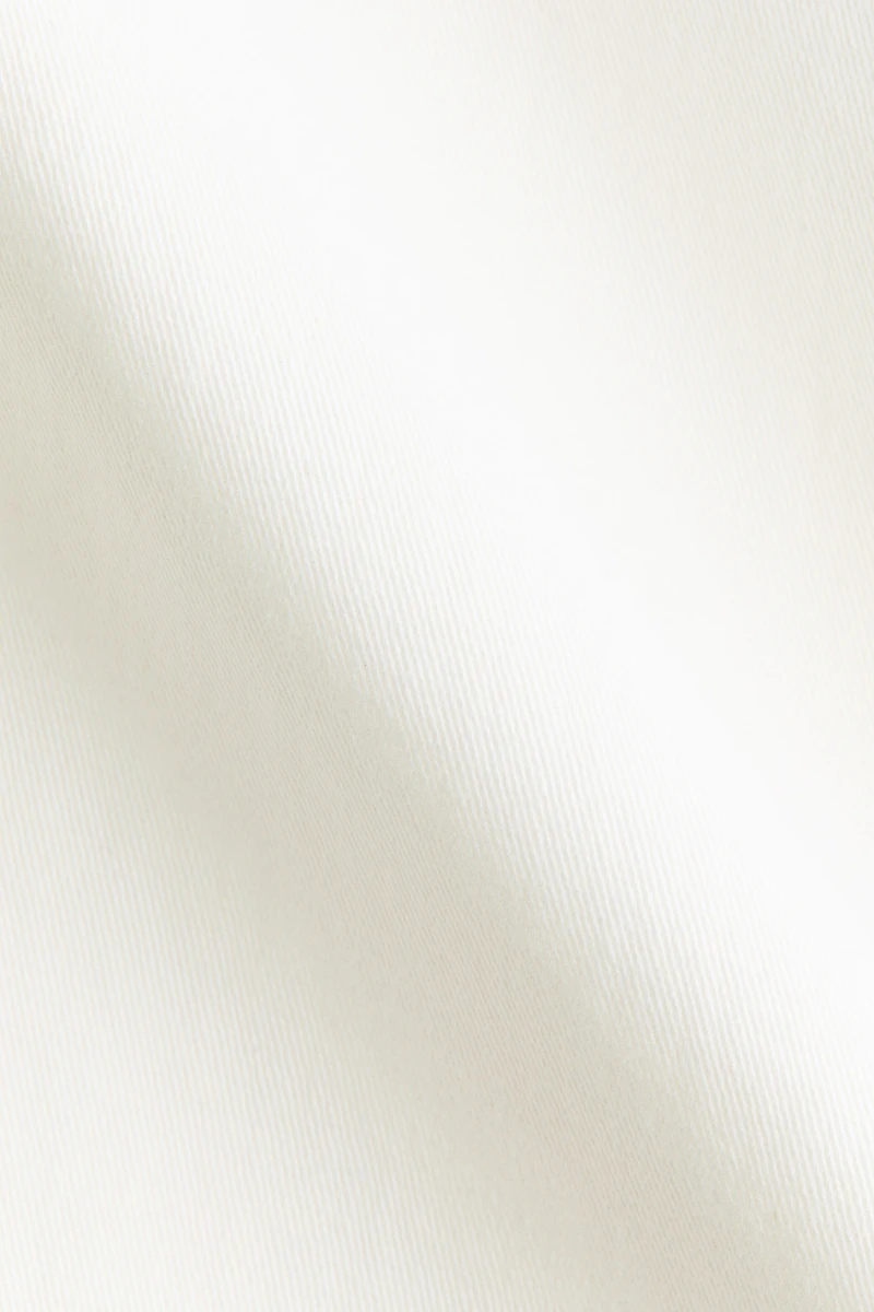 Open-Back Twill Dress