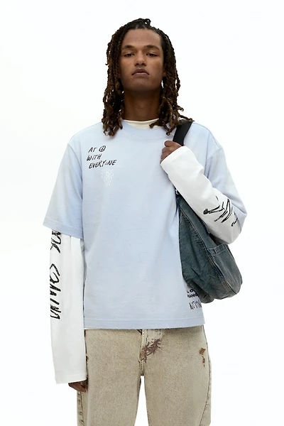 Oversized-Fit Printed T-Shirt