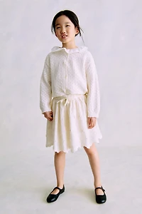 Embroidered Cotton Skirt