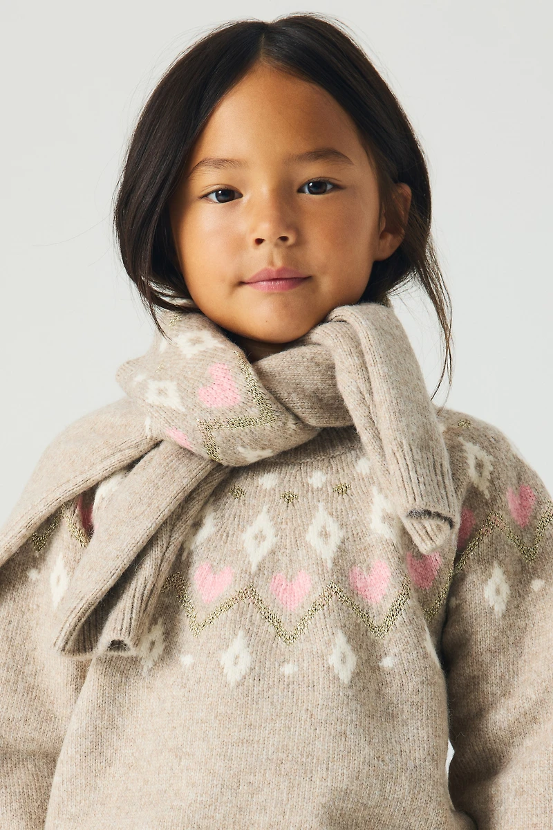 Chandail en tricot jacquard